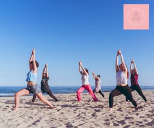 Yoga på Blokhus strand